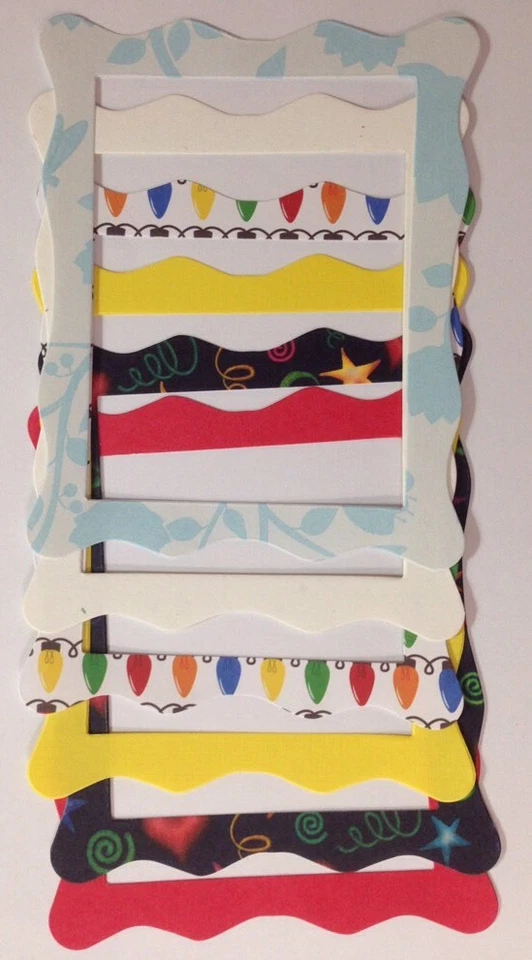 JELLY FRAME Troquelados (6 piezas) Aprox. 4-1/2"x 3-1/2" Fabricación de tarjetas•Imágenes•Memoria•Recortes Foto 1 de 4