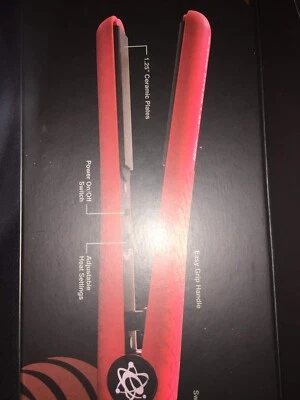 Enderezador Evalectric con placas de cerámica 1 pulgada color es rojo lo mejor que encontrar Foto 1 de 2