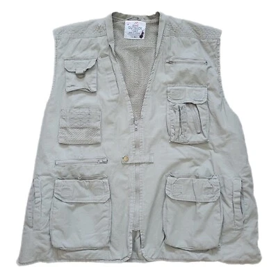 Rothco OutBack Men's Vest Safari Nature Fishing Hunting Many Pockets Size XL  - Image 1 of 4