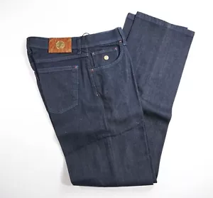 NEW STEFANO RICCI Luxury Jeans LOGO Cotton Size 34 Us 50 Eu (RJ75) - Picture 1 of 3