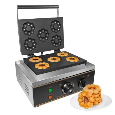 GorillaRock Electric An-Doughnut Maker | Blossom Shape Donuts | 5 Pcs | Nonstick - Image 1 of 4