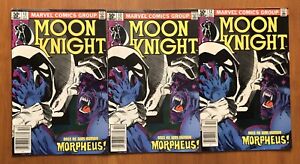 Moon Knight #12 Newsstand x 3 Copies/Key 1st Morpheus/Marvel Comics/MCU/Disney+