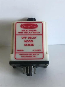 Dayton Time Delay Relay 6X153E - Picture 1 of 3