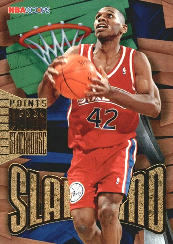 1995-96 Hoops Slamland #SL34 Jerry Stackhouse Philadelphia 76ers - Image 1 of 1