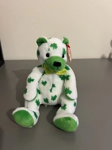 Ty Beanie Babies 2001 Clover The Bear (A2) - Picture 1 of 4