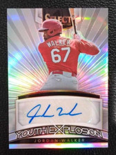 2023 Select Jordan Walker Silver Prizm /99 Auto Youth Explosion Rookie CARDINALS