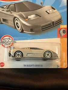 Hot Wheels 94 Bugatti EB110 SS Silver Diecast Sealed NM Condition - Picture 1 of 3