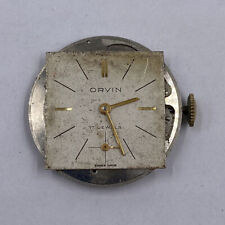 Vintage Orvin Watch Movement Repair Parts Watchmaker Sears Reobuck Co