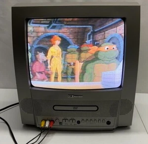 Emerson EWC13D4 13" CRT TV/DVD Combo Retro Gaming TV Tested/Working - Picture 1 of 9