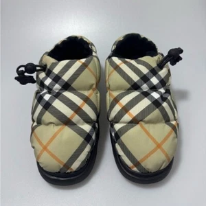 Burberry Pillow Check Mules Sage Green Black Women’s EU 40/US 10 - Picture 1 of 7