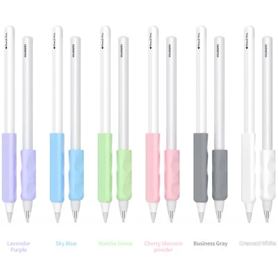 2pcs Pen Grip Protector Silicone Case For iPad Apple Pencil 1/2/3/Pro USB-C Gen - Image 1 of 4