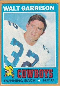 1971 TOPPS FOOTBALL WALT GARRISON #8 COWBOYS EX *98503