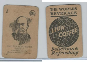 K Card Lion Coffee, Politicians, 1905, #N27 Francis Joseph, Austria-Hungary - Picture 1 of 1