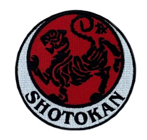 Shotokan Karate Patch (3.5") Iron-on Badge Kyoku Tiger Japan Kimono Martial Arts - Picture 1 of 3