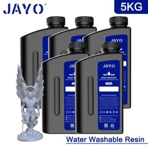 JAYO 5KG 405nm UV Light Grey Water Washable Resin 1KG/SET For LCD 3D Printer - Picture 1 of 8