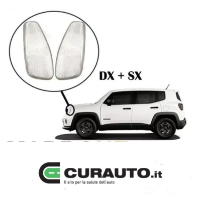 COPPIA CATADIOTTRO FANALINO LATERALE BIANCO SX DX JEEP RENEGADE 2014 TUTTI MODEL - Immagine 1 di 4