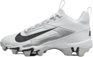 Nike Alpha Menace 4 Shark 'White Metallic Silver' FQ4012-100 Boy's Size 3.5Y - Picture 1 of 9