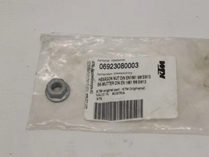 KTM Dado esagonale pignone ricambio originale 06923080003 - Foto 1 di 1