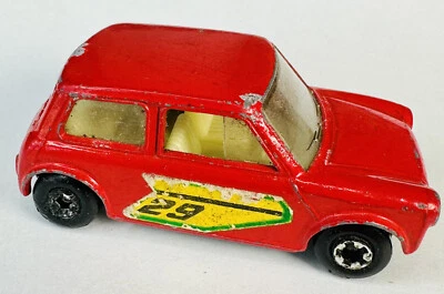 Matchbox Superfast 1970 Racing Mini No. 29 Dark Red Enamel - Image 1 of 4