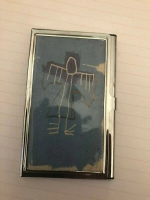  Portatarjetas de crédito retro urbano graffiti palo hombre negocios I.D. Estuche Foto 1 de 2