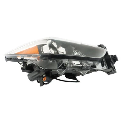 Juego único de faros laterales derechos para Mazda 3 2017-2018 lente transparente halógena derecha Foto 1 de 4