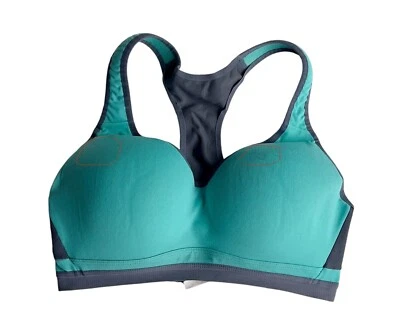 Victoria's Secret Sport VSX Sports Bra Women's Size 34dD 34 DD Green Grey - Image 1 of 4