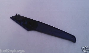 TUPPERWARE Gadgets Cheese Slicer Knife Pick Fork Cosmos Black New Vtg NOS - Imagen 1 de 1