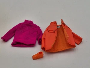 Vintage Barbie The Ski Scene #1797 Jacke Sweatshirt Shoe Only Mattel 70er - Bild 1 von 18