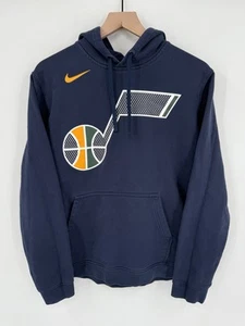 Utah Jazz Nike NBA Authentics Hoodie Sweatshirt Blau Big Logo Herren Größe Large - Bild 1 von 7