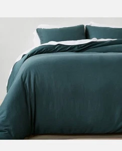 king size Casaluna linen duvet cover & sham set - Picture 1 of 6