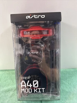NEW Astro A40 TR Mod Kit Black Red Tournament Mic Cushions Tags - Image 1 of 4