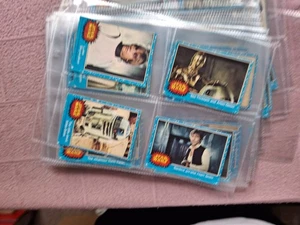 KOMPLETTSATZ - TOPPS GUM - STAR WARS 1. SERIE BLUE BORDERS gen GD/VG - Bild 1 von 20