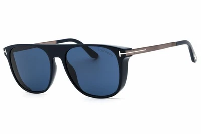 Gafas de sol TOM FORD LIONEL-02 FT1105 90V marco azul lentes azules 55 mm Foto 1 de 4