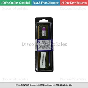 KVR400D2S4R3/2G Kingston 2GB DDR2 Registered ECC PC2-3200 400Mhz 1Rx4 - Picture 1 of 1