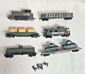 Vintage 1983 GI JOE Tyco HO Train (6) Car - NOT TESTED - Picture 1 of 15