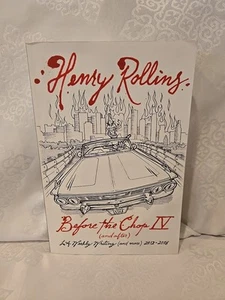 Autographed By Henry Rollins BEFORE THE CHOP LA WEEKLY articles 2013 2.13.61 - Picture 1 of 6