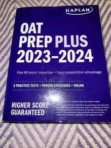 Kaplan Test Prep Ser.: OAT Prep Plus 2023-2024 : 2 Practice Tests + Proven... - Picture 1 of 6