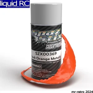 Spaz Stix 00369 Dark Orange Metallic Aerosol Paint 3.5oz Can - Picture 1 of 2