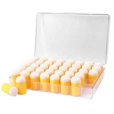 40 PIEZAS Esponja Daubers con Estuche de Almacenamiento - Aplicador para Plantillar Esponjas y C... Foto 1 de 4