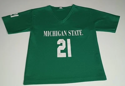 VTG Women's MSU Sparty Michigan State University College Short Sleeved Shirt Top - Image 1 of 3