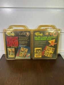 Tarjetas de béisbol clásicas de las Grandes Ligas 1990 y 1991 juegos de mesa de trivia - Imagen 1 de 12