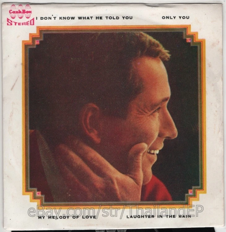 PERRY COMO /RINGO STARR /BOBBY VINTON /NEIL SEDAKA THAI EP 7" THAILAND 45RPM - Image 1 of 3