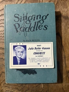 Singpaddel signiert Julia Butler Hansen 1937 1. Auflage... mit Lauf für Kongressanzeige - Bild 1 von 17