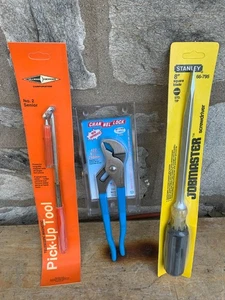 Channel Lock 422 Tongue & Groove Pliers Stanley Job Master Ullman Pick Up Tool - Picture 1 of 8