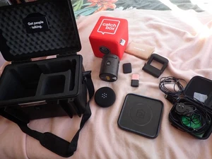 catchbox plus cube throwable microphone orange with travel case - Picture 1 of 7