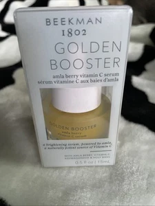 BEEKMAN 1802 ~ GOLDEN BOOSTER ~ Alma Berry, Vitamin C SERUM ~ 0.5 OZ ~ NIB - Picture 1 of 3