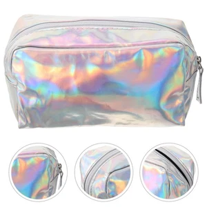 1 Stück Hand Kosmetiktasche Wasserdicht Kosmetiktasche PVC Beutel Wasch Kulturbeutel Reise - Bild 1 von 12