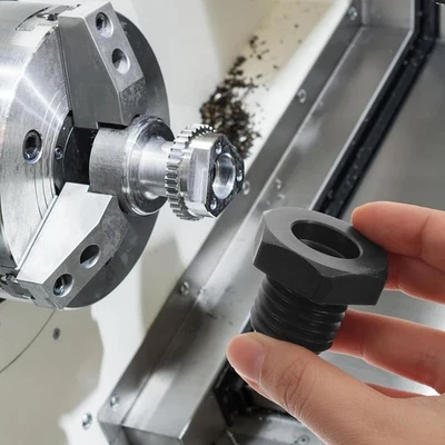 Woodworking Lathe Headstock Spindle Adapter Thread Chuck Insert Adaptor Steel - Image 1 of 4