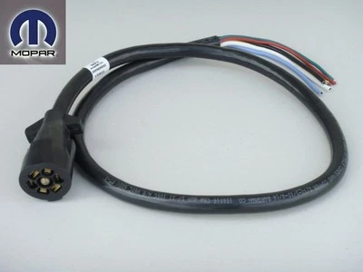 CHRYSLER DODGE JEEP CONECTOR DE FIAÇÃO TRASEIRA REBOQUE PLUGUE DE 7 PINOS NOVO - Imagem 1 de 4