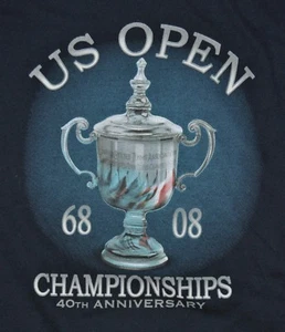 t-shirt media u.s. open tennis new york city 40th 2008 20 pollici pit to pit - Foto 1 di 2